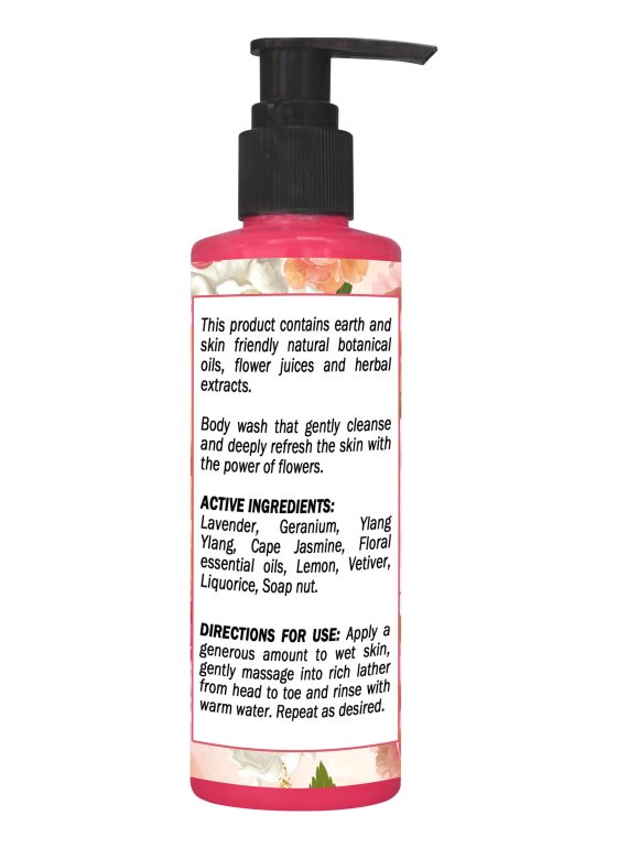 body wash floral essence