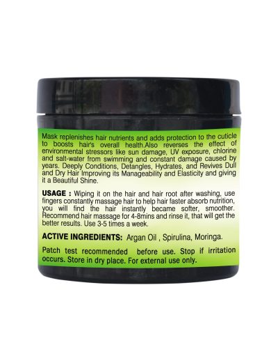 deep treatment hair mask- spirulina moringa