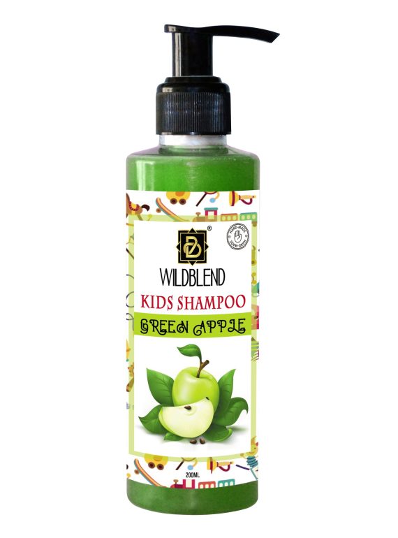 kids shampoo green apple